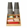 Bamboo Desktop Storage Organizer Holder for Coffee Pods