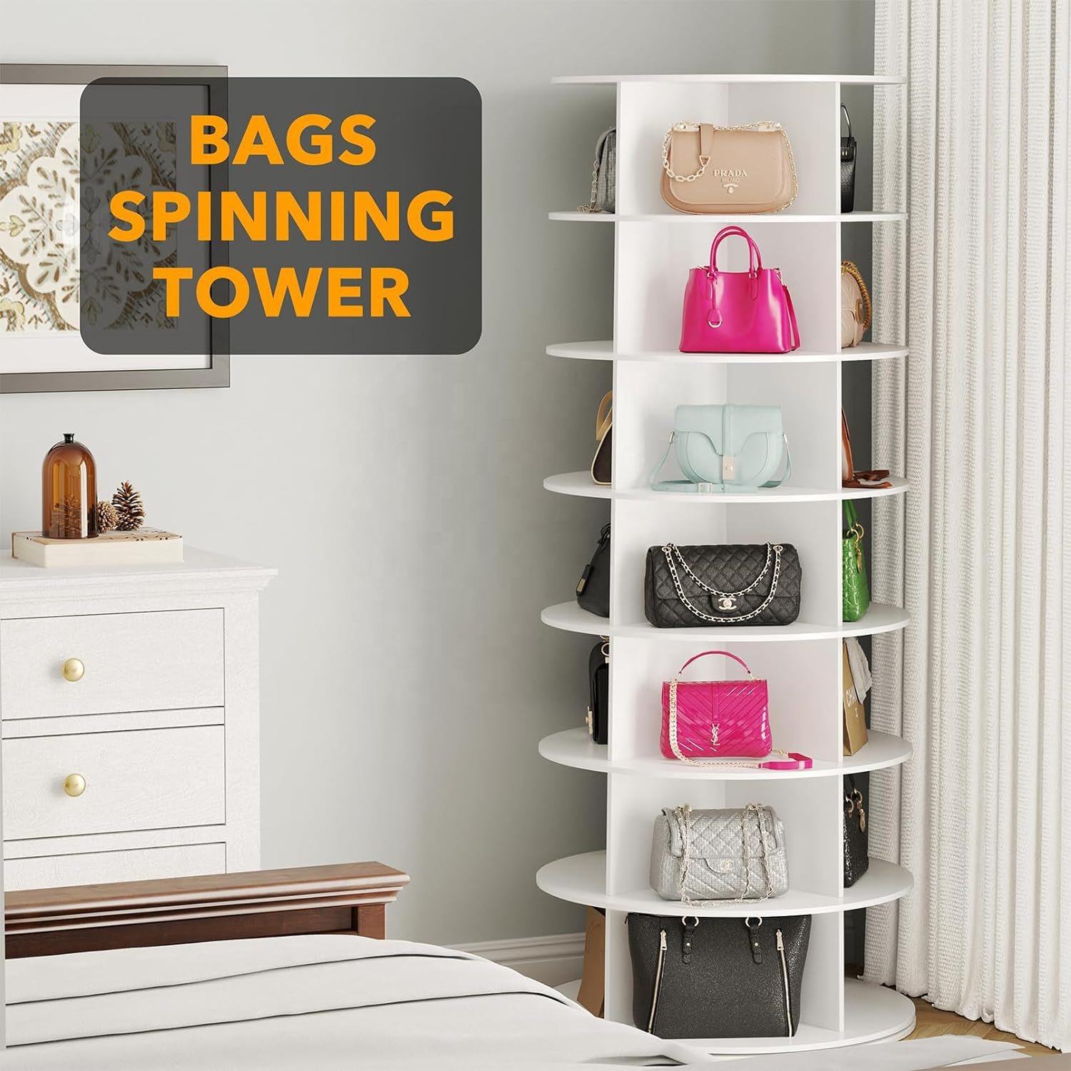 Rotating Shoe Rack with 360 Degree Circular 