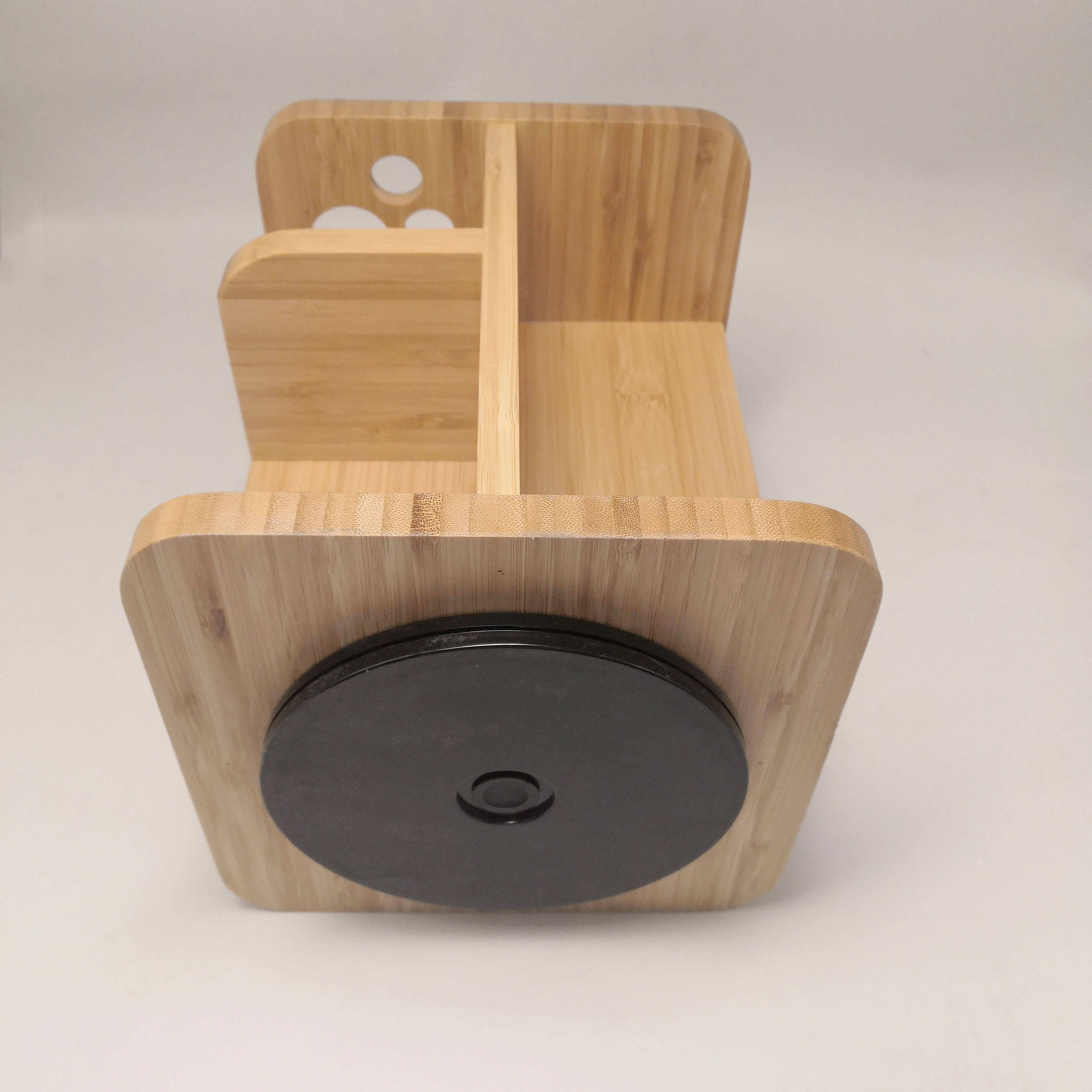 Bamboo Desktop Storage Shelf Standing Type Organizer 