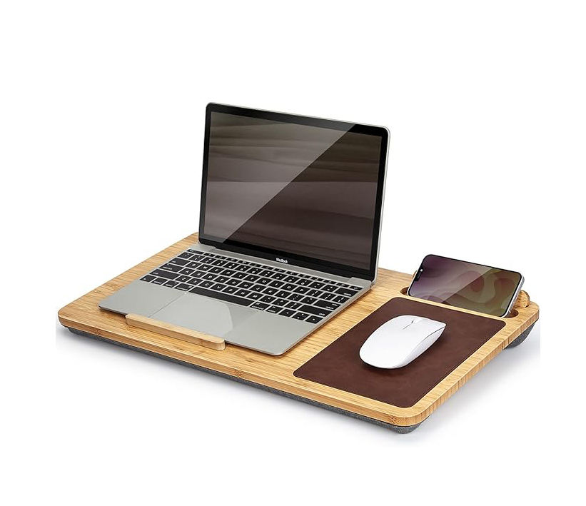 Bamboo Computer Desk Table Portabl Laptop Stand for Offce