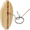 Bamboo Toss Hook and Ring Toss Game 
