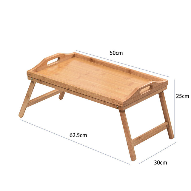 Bamboo Wooden Breakfast Lazy Table Laptop Bed Serving Tray