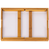 High Quality Bamboo Folding Breakfast Food Serving Tray Table with Handles and Legs