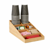 Bamboo Desktop Storage Organizer Holder for Coffee Pods