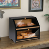 Bamboo Double Layer Bread Box Kitchen Storage Food Bread Bin