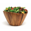 Acacia Wooden Serving Bowls with Serving Utensils 