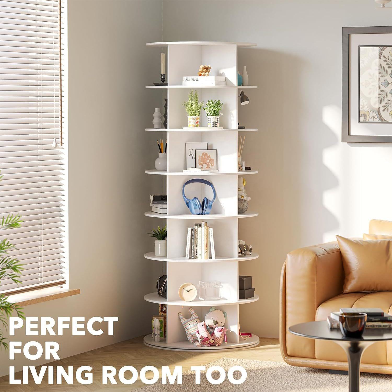 Rotating Shoe Rack with 360 Degree Circular 