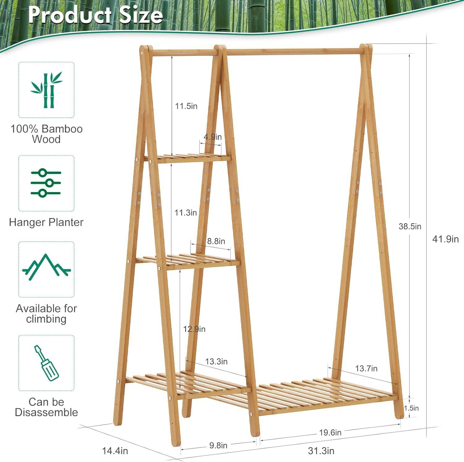 Standing Shoe Coat Racks Luxury Pannier Bag Storage Rack Floor Bedroom Hanger Kids Clothes Hanging Rack