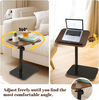 Luxury Simple 360° Swivel Adjustable C Shaped Side Table for Living Room Folding Coffee Table Home Office Furniture