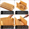 Bamboo Bread Slicer, Manual Eco-Friendly Cutter for Homemade Bread & Baking Pastry