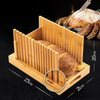Bamboo Bread Slicer, Manual Eco-Friendly Cutter for Homemade Bread & Baking Pastry