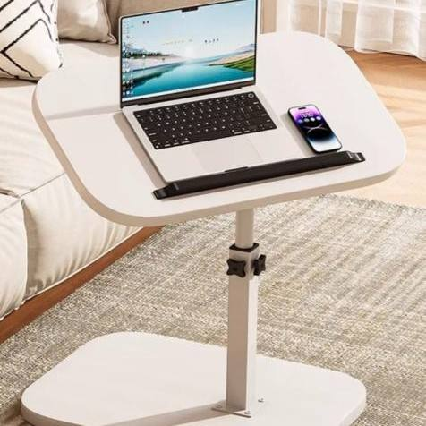 Luxury Simple 360° Swivel Adjustable C Shaped Side Table for Living Room Folding Coffee Table Home Office Furniture