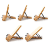 Bamboo Adjustable Book Stand, Portable Stable Cookbook Holder for Desk Use